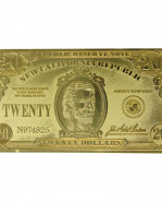 Fallout: New Vegas replika New California Republik 20 Dollar Bill (gold plated)